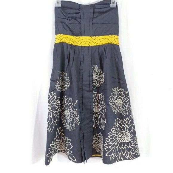 Anthropologie Floreat Natural Sunlight Dress - Picture 7 of 8